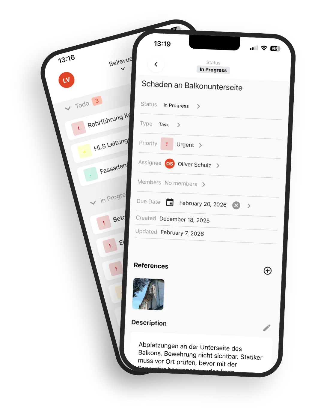 Fotodokumentation mit der kontekst-lens