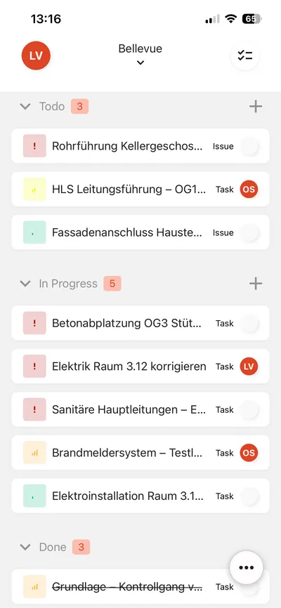kontekst mobile topics view