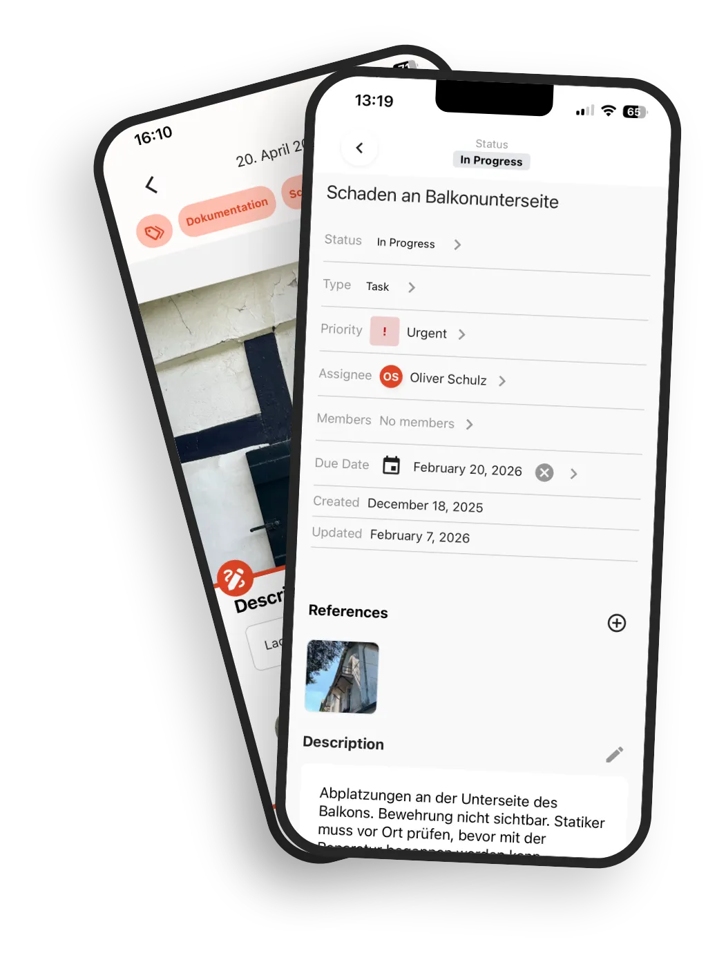Fotodokumentation mit der kontekst-lens